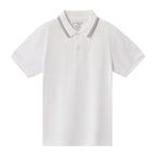 Giordano Kid's' Cotton Embroidered Liquid Touch Polo - Premium Polo