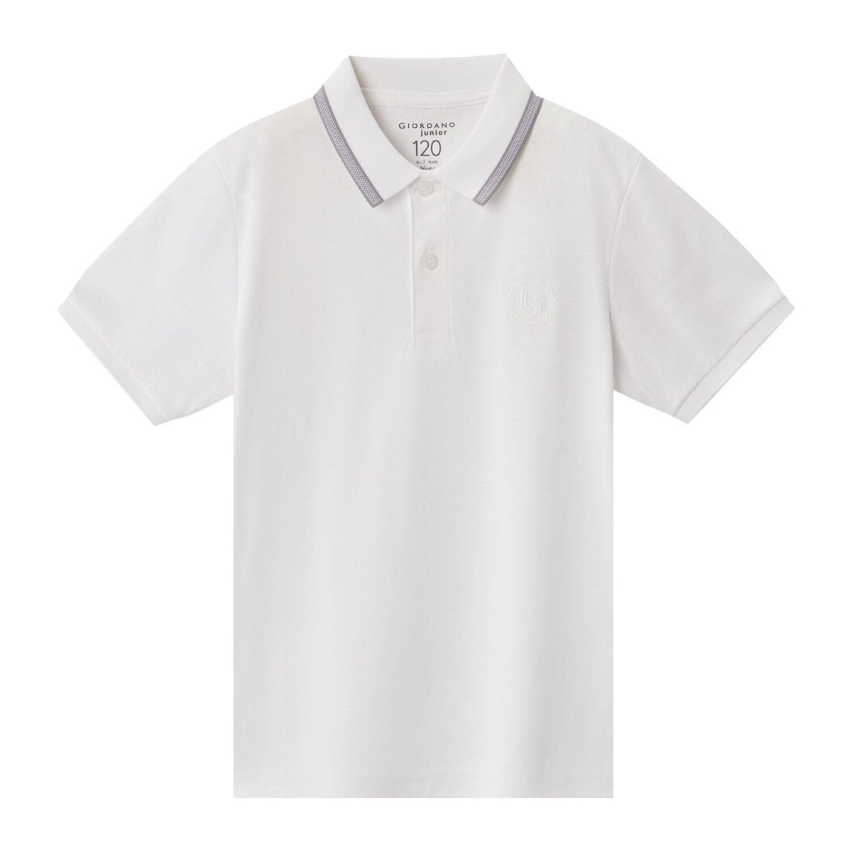 Giordano Kid's' Cotton Embroidered Liquid Touch Polo - Premium Polo
