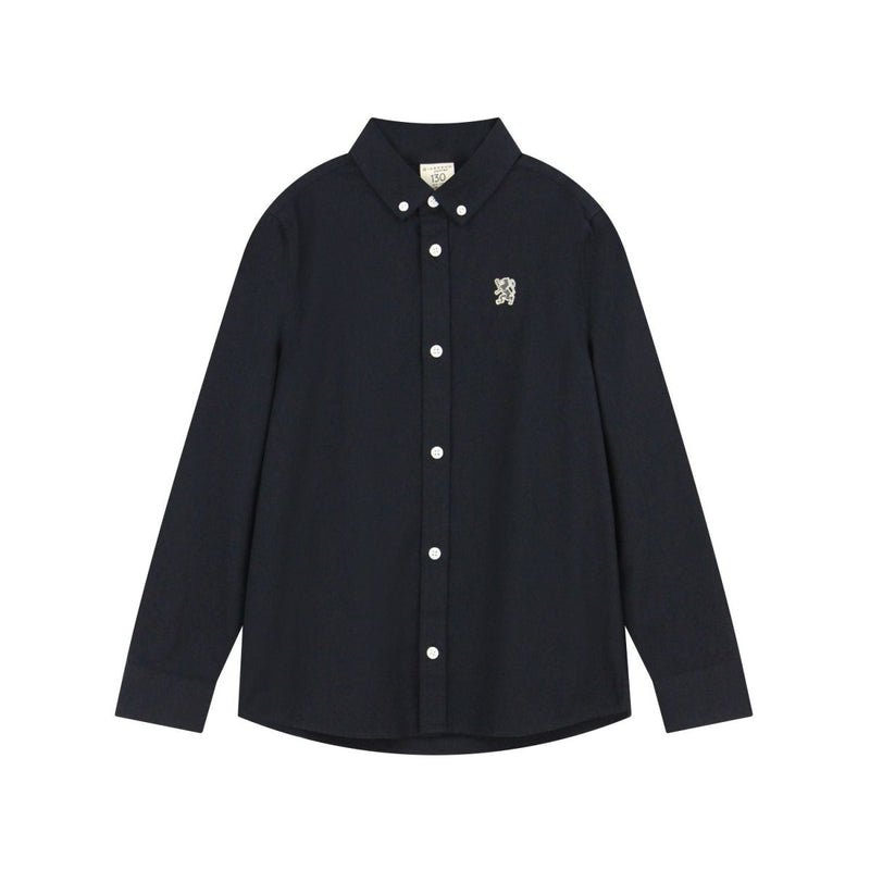Giordano Kid's Cotton Oxford Long Sleeve Shirt with Embroidery - first_variant_option_2 Premium Shirts for Giordano