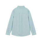 Giordano Kid's Cotton Oxford Long Sleeve Shirt with Embroidery - first_variant_option_2 Premium Shirts for Giordano