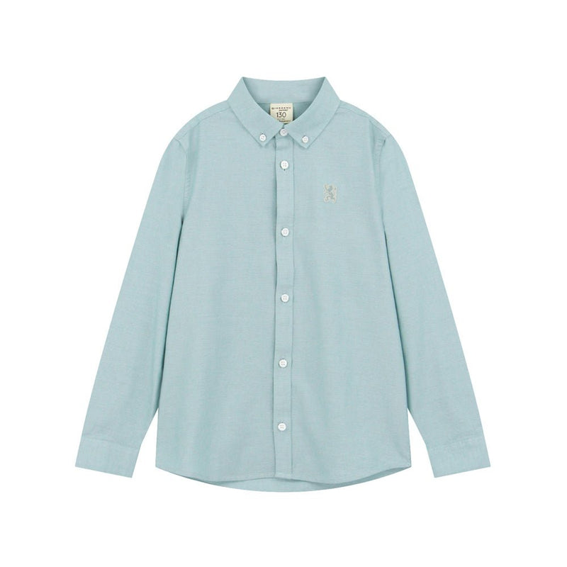 Giordano Kid's Cotton Oxford Long Sleeve Shirt with Embroidery - first_variant_option_2 Premium Shirts for Giordano