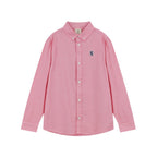 Giordano Kid's Cotton Oxford Long Sleeve Shirt with Embroidery - first_variant_option_2 Premium Shirts for Giordano