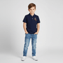 Giordano Kid's Cotton Polo with Napoleon Embroidery - first_variant_option_2 Premium Polo for Giordano