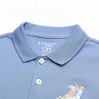 Giordano Kid's Cotton Polo with Napoleon Embroidery - first_variant_option_2 Premium Polo for Giordano