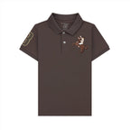 Giordano Kid's Cotton Polo with Napoleon Embroidery - first_variant_option_2 Premium Polo for Giordano