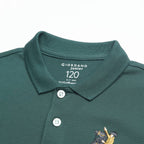 Giordano Kid's Cotton Polo with Napoleon Embroidery - first_variant_option_2 Premium Polo for Giordano