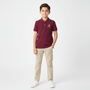 Giordano Kid's Cotton Polo with Napoleon Embroidery - first_variant_option_2 Premium Polo for Giordano