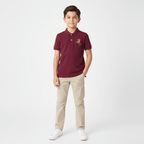 Giordano Kid's Cotton Polo with Napoleon Embroidery - first_variant_option_2 Premium Polo for Giordano