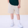 Giordano Kids’ Cotton Twill Drawstring Shorts with Elastic Waist - Premium Shorts