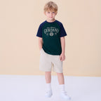 Giordano Kids’ Cotton Twill Drawstring Shorts with Elastic Waist - Premium Shorts
