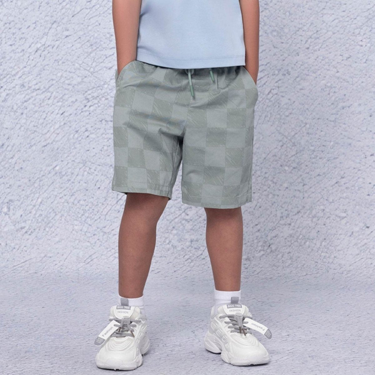 Giordano Kids Cotton Twill Tapered Elastic Waist Shorts - Premium Shorts