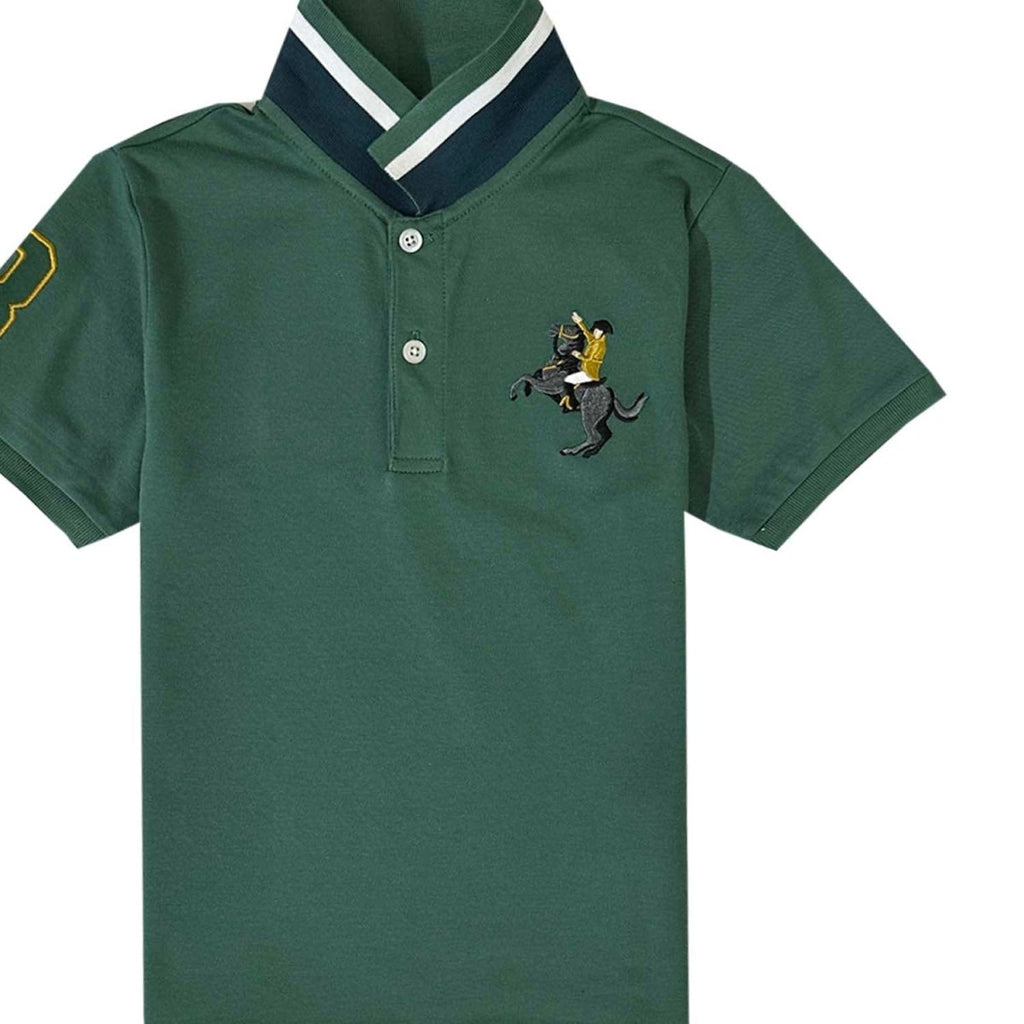 Giordano Kid's' Embroidered Napoleon Polo - Premium Polo