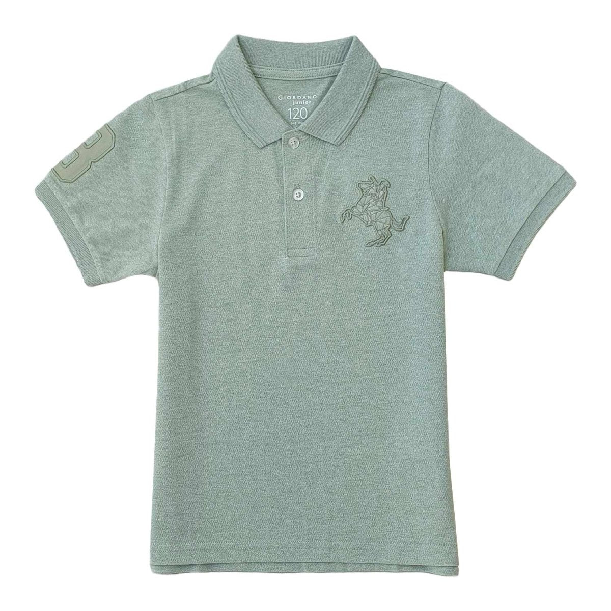 Giordano Kid's' Embroidered Napoleon Polo - Premium Polo