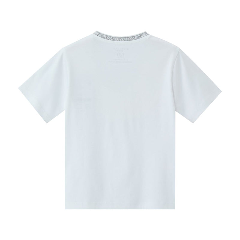 Giordano Kid's' Embroidered Tee: Soft Cotton, Classic Style, Everyday Comfort - Premium Tee