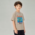 Giordano Kid's Endless Lazy Days Pure Cashmere Relaxed Tee - Premium Print Tee