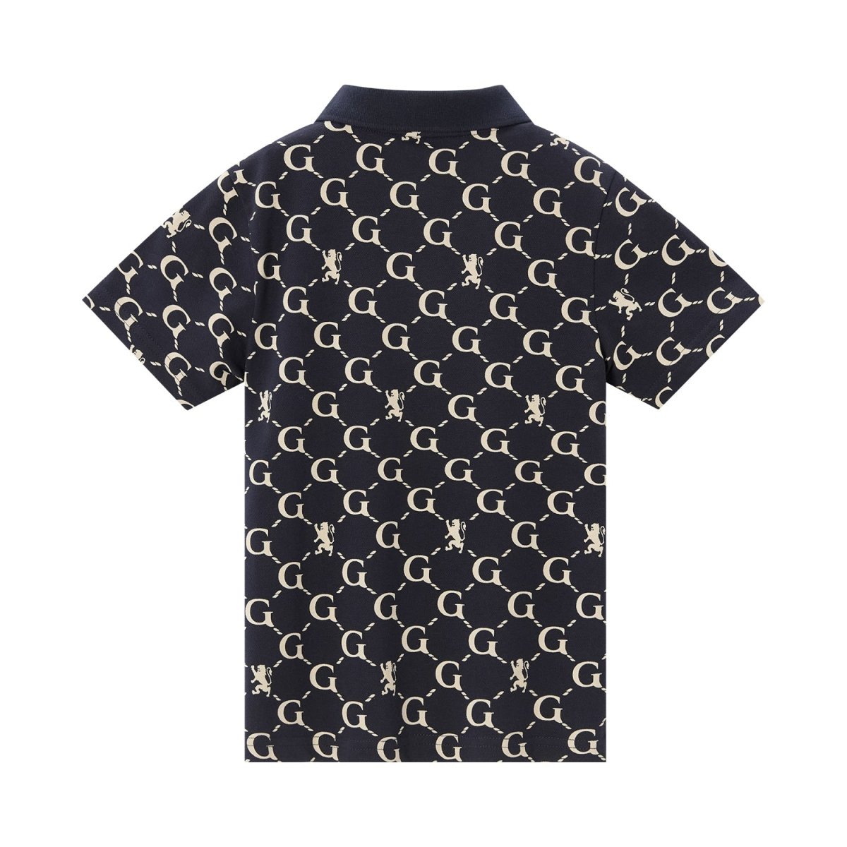 Giordano Kid's' Geometric Print Polo: Slim Fit, Bold Design, All-Day Comfort - Premium Polo