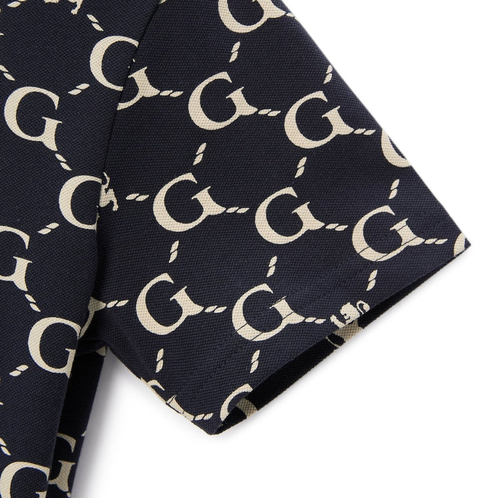 Giordano Kid's' Geometric Print Polo: Slim Fit, Bold Design, All-Day Comfort - Premium Polo