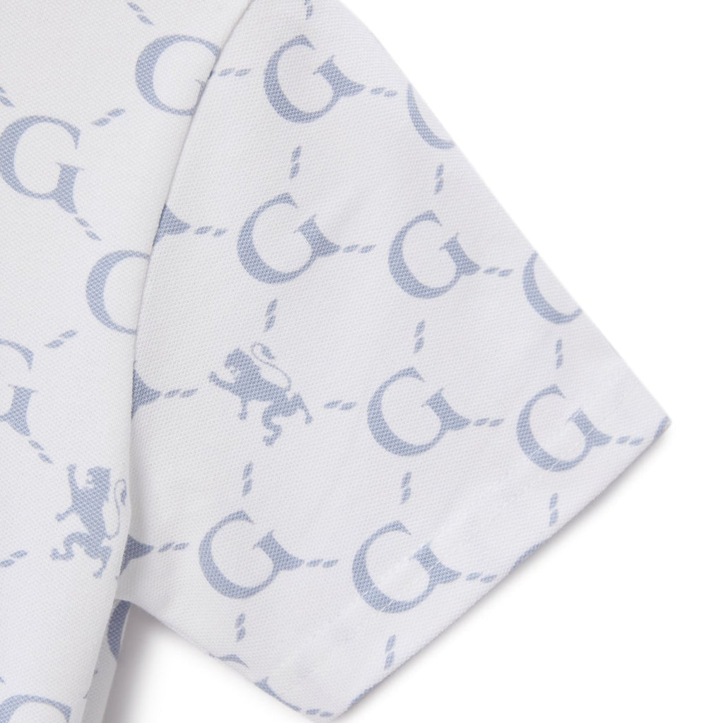 Giordano Kid's' Geometric Print Polo: Slim Fit, Bold Design, All-Day Comfort - Premium Polo