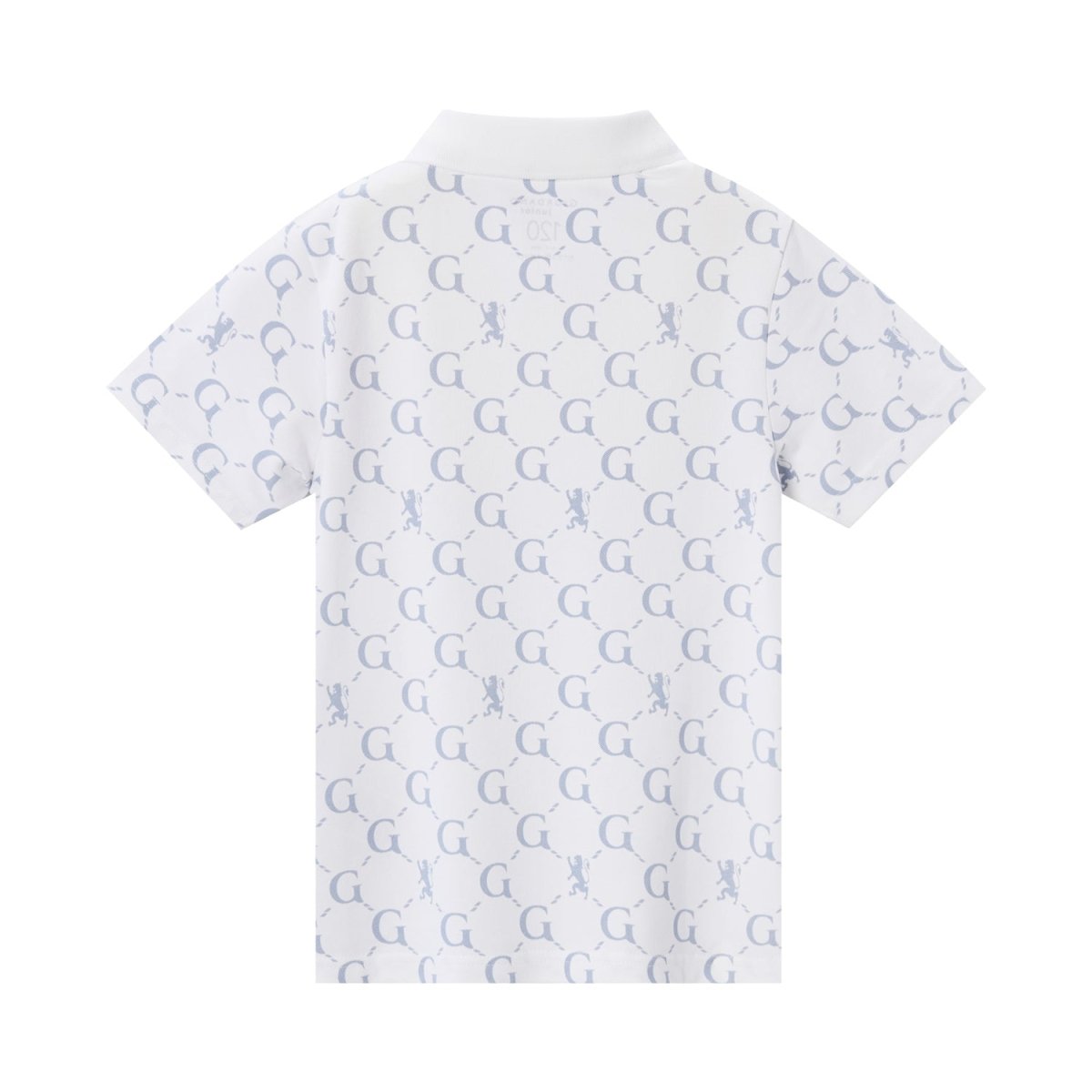 Giordano Kid's' Geometric Print Polo: Slim Fit, Bold Design, All-Day Comfort - Premium Polo