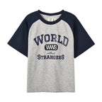 Giordano Kid's' Graphic Tee: Soft Jersey, Raglan Sleeves, Eco-Friendly Stretch - Premium Tee