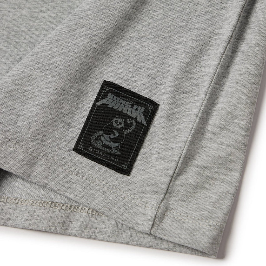 Giordano Kids Kung Fu Panda Series Cotton Jersey Crewneck Print Tee - Premium Print Tee