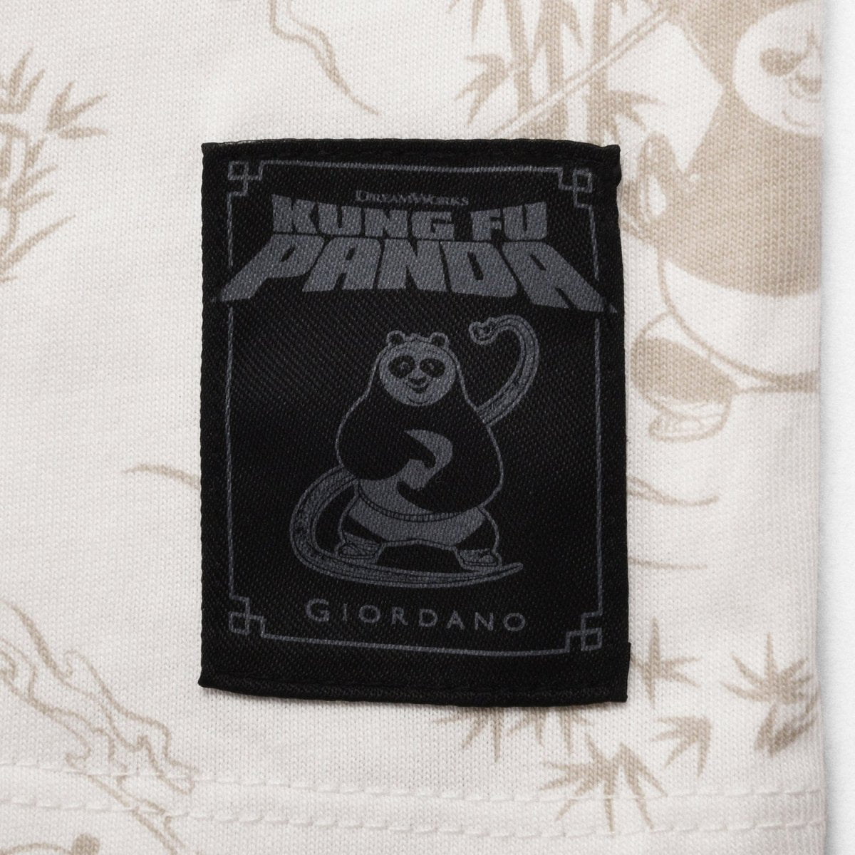 Giordano Kids Kung Fu Panda Series Cotton Jersey Crewneck Print Tee - Premium Print Tee