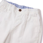 Giordano Kids Linen Cotton Capri Pants: Elastic Waist, Tapered Fit - Premium Pants