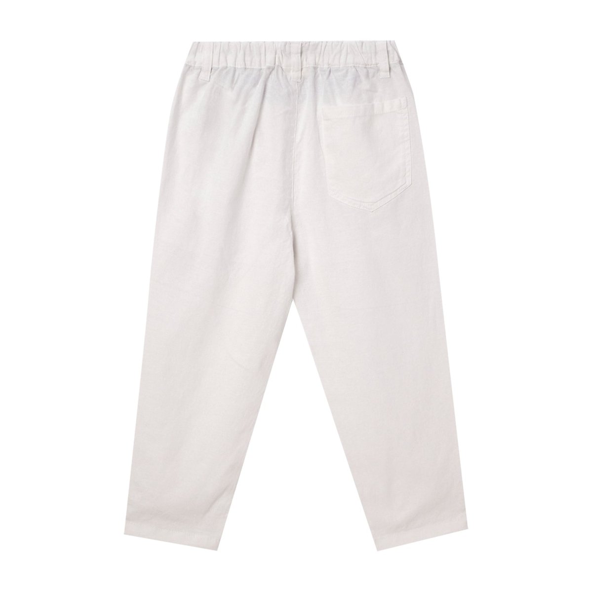Giordano Kids Linen Cotton Capri Pants: Elastic Waist, Tapered Fit - Premium Pants