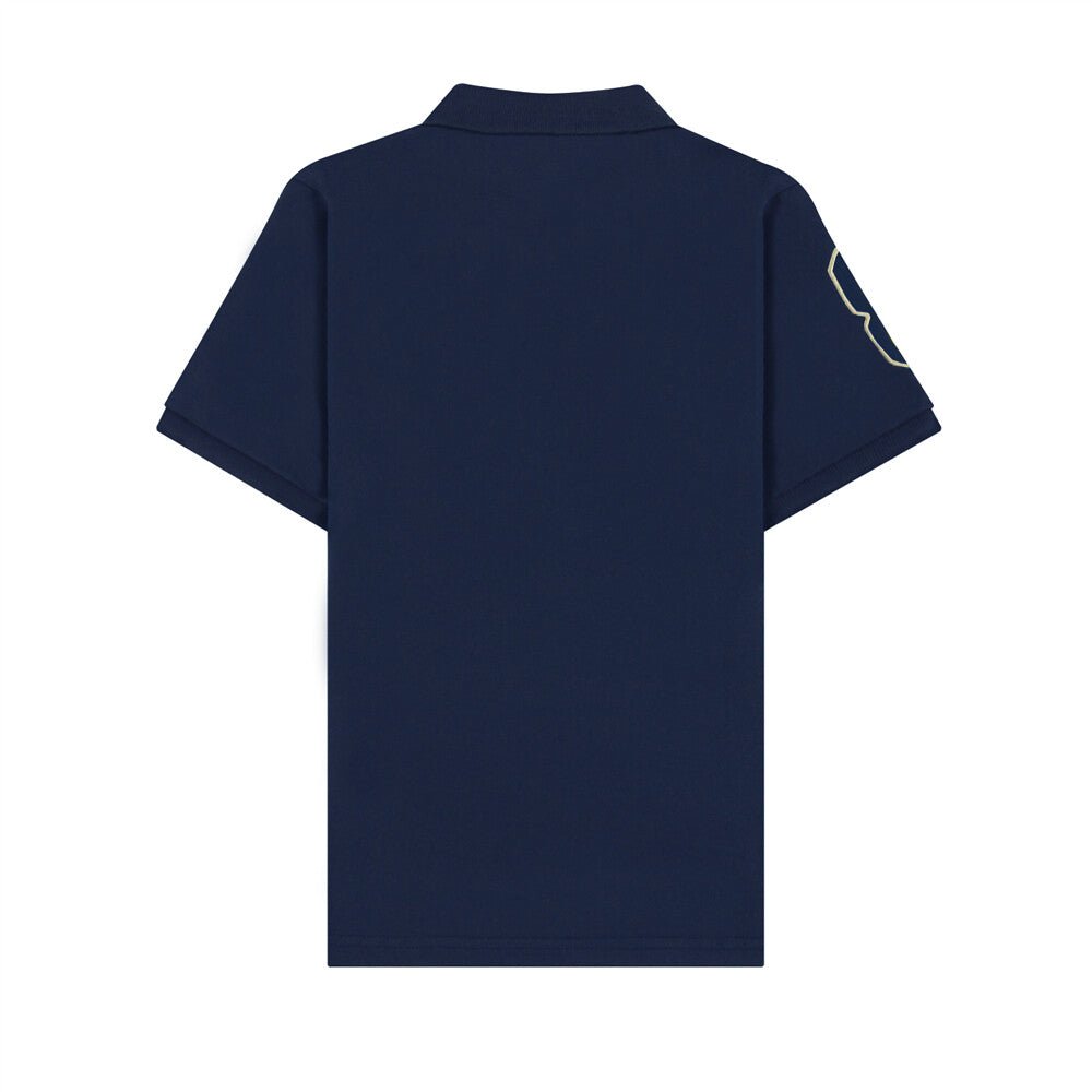 Giordano Kids' Lion Polo: 3D Embroidery, Comfort Piqué, Classic Style - first_variant_option_2 Premium Polo for Giordano