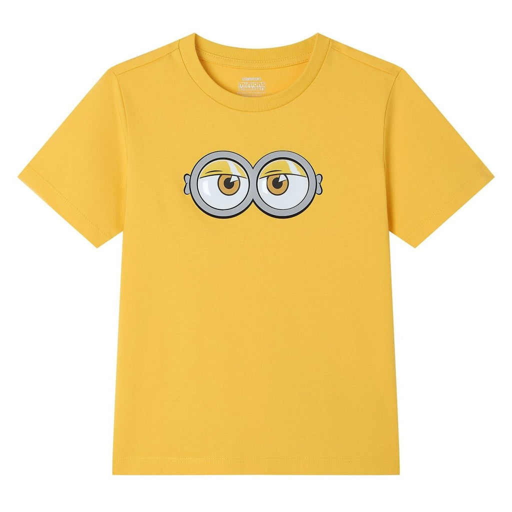 Giordano Kids' Minions Goggles Graphic Tee - Premium Print Tee