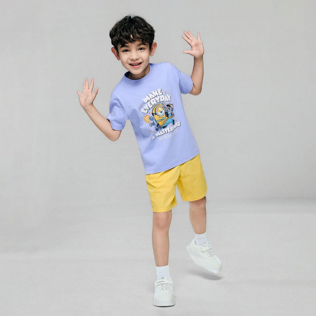 Giordano Kids' Minions Masterpiece Print Tee - Premium Print Tee