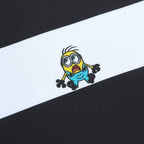 Giordano Kids' Minions Peekaboo Stripe Graphic Tee - Premium Print Tee