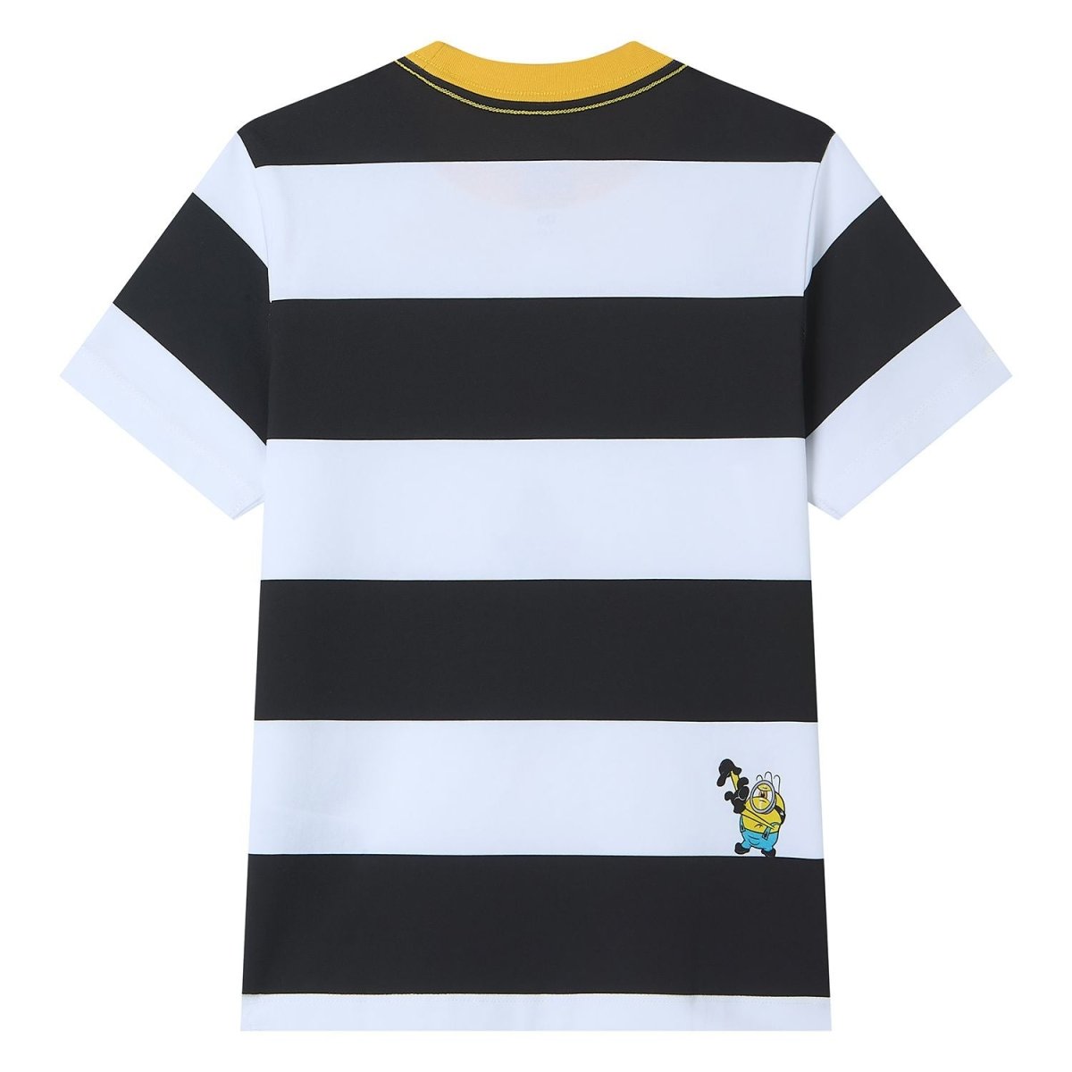 Giordano Kids' Minions Peekaboo Stripe Graphic Tee - Premium Print Tee