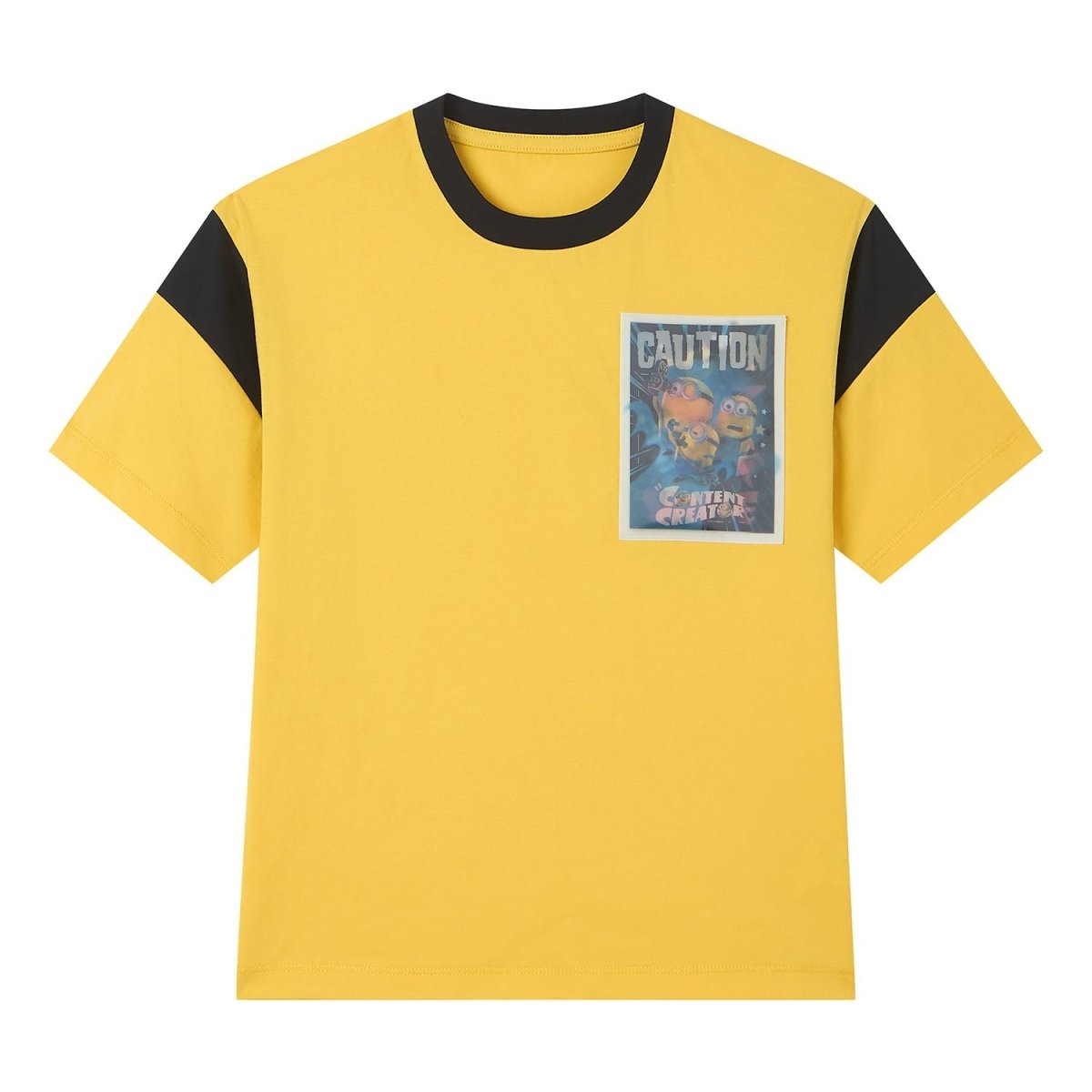 Giordano Kids' Minions Relaxed Caution Tee - Premium Print Tee