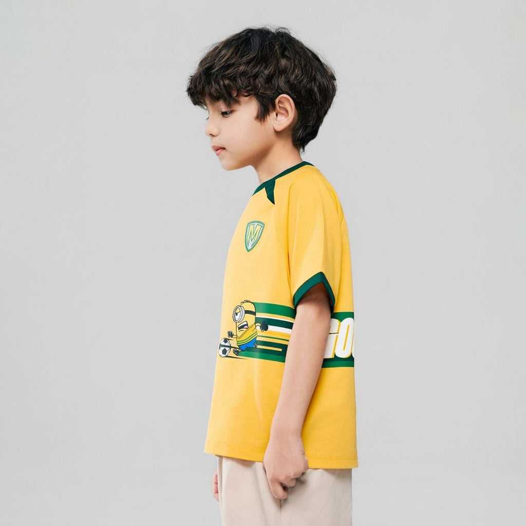 Giordano Kids Minions World Cup Crew Neck Print Tee - first_variant_option_2 Premium Print Tee for Giordano