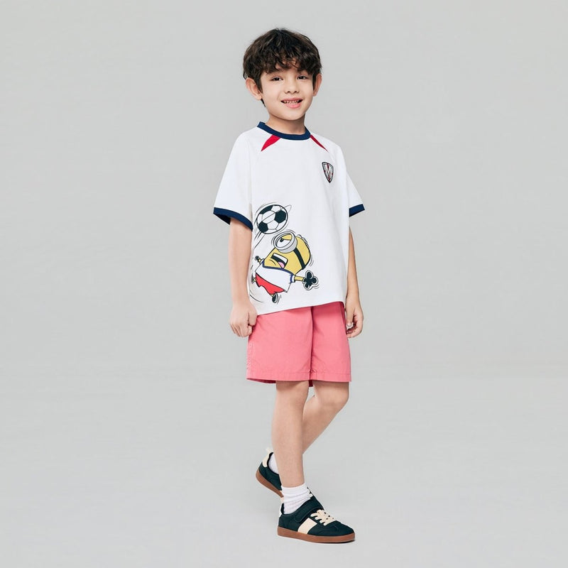 Giordano Kids Minions World Cup Jersey Print Tee - first_variant_option_2 Premium Print Tee for Giordano
