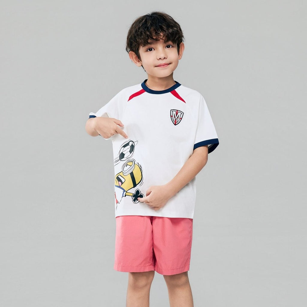 Giordano Kids Minions World Cup Jersey Print Tee - first_variant_option_2 Premium Print Tee for Giordano