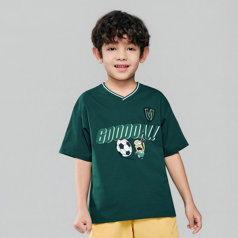 Giordano Kids Minions World Cup Print Tee - first_variant_option_2 Premium Print Tee for Giordano