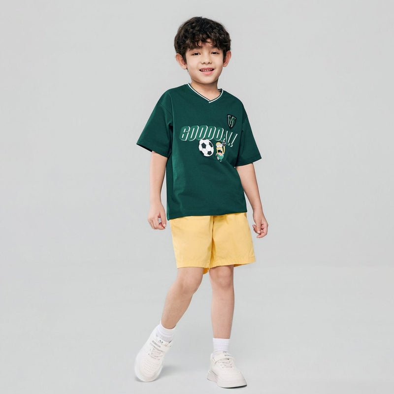 Giordano Kids Minions World Cup Print Tee - first_variant_option_2 Premium Print Tee for Giordano