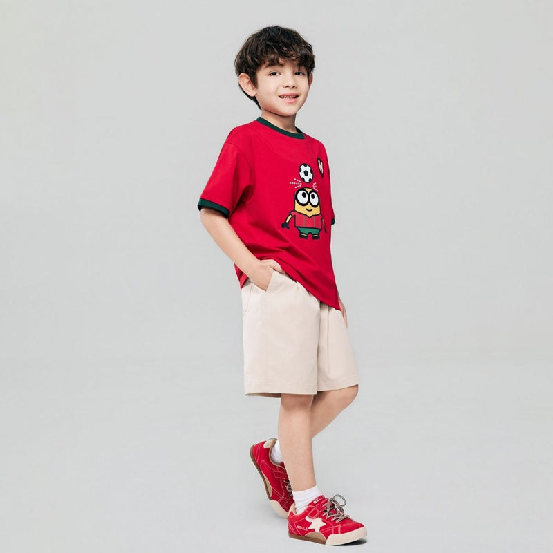 Giordano Kids Minions World Cup Print Tee - first_variant_option_2 Premium Print Tee for Giordano