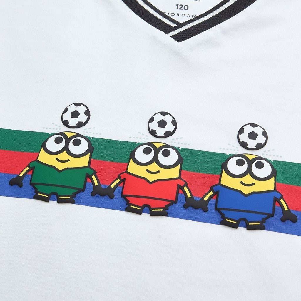 Giordano Kids Minions World Cup Print Tee - first_variant_option_2 Premium Print Tee for Giordano