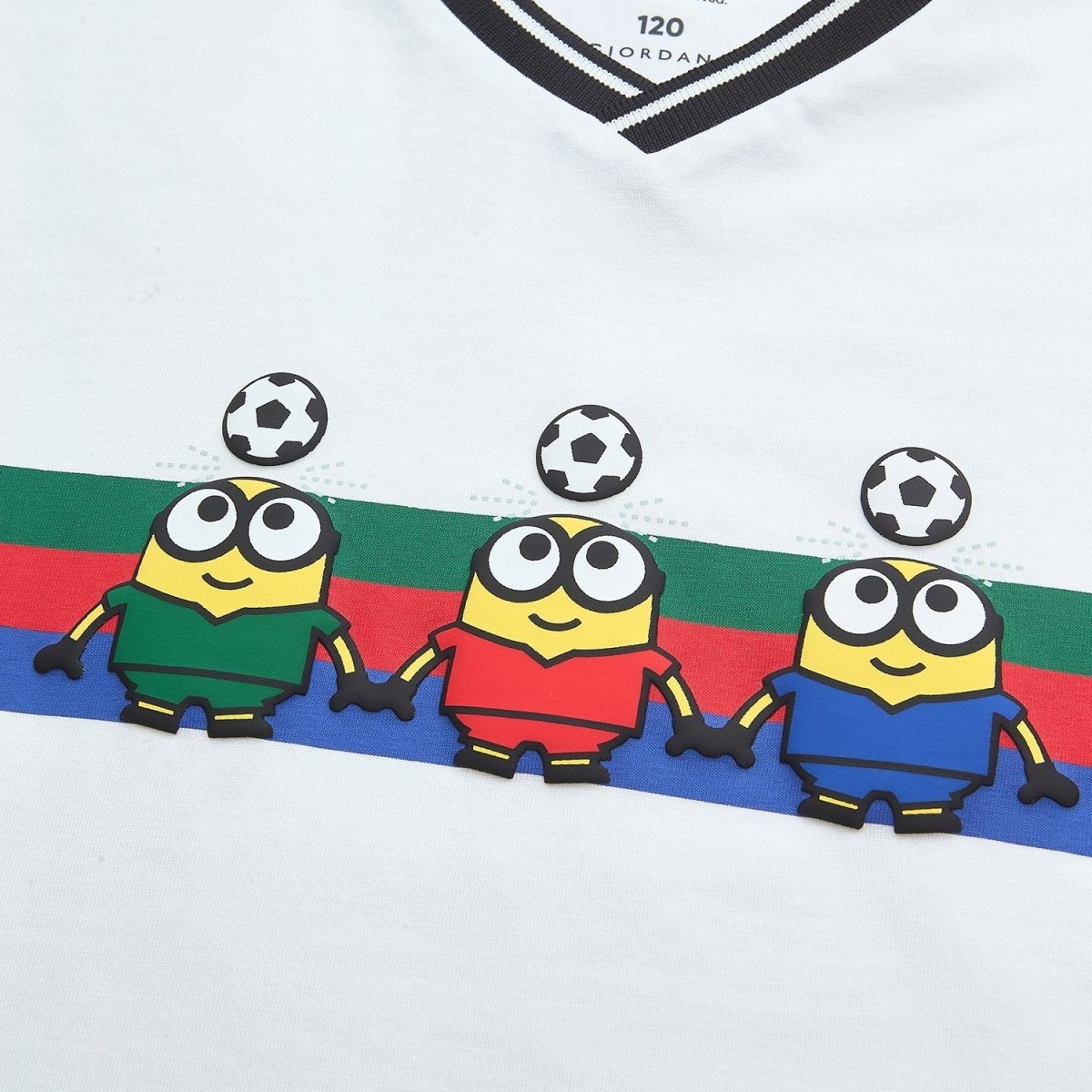 Giordano Kids Minions World Cup Print Tee - first_variant_option_2 Premium Print Tee for Giordano