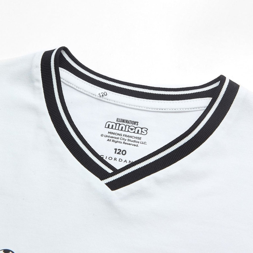 Giordano Kids Minions World Cup Print Tee - first_variant_option_2 Premium Print Tee for Giordano