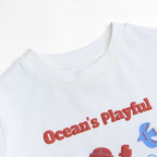 Giordano Kids Ocean's Playful Printed Cotton Tee - Premium Print Tee
