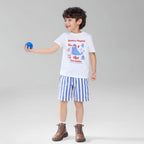 Giordano Kids Ocean's Playful Printed Cotton Tee - Premium Print Tee
