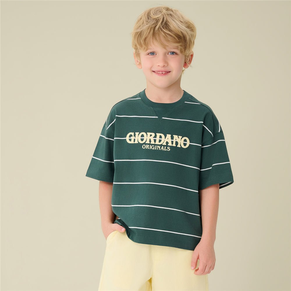 Giordano Kids' Oversize 90's Recall Originals Tee - first_variant_option_2 Premium Print Tee for Giordano