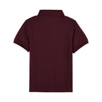 Giordano Kids Pique Flat Knit Collar Short Sleeve Slim Fit Small Napoleon Embroidery Bold Polo - Premium Polo