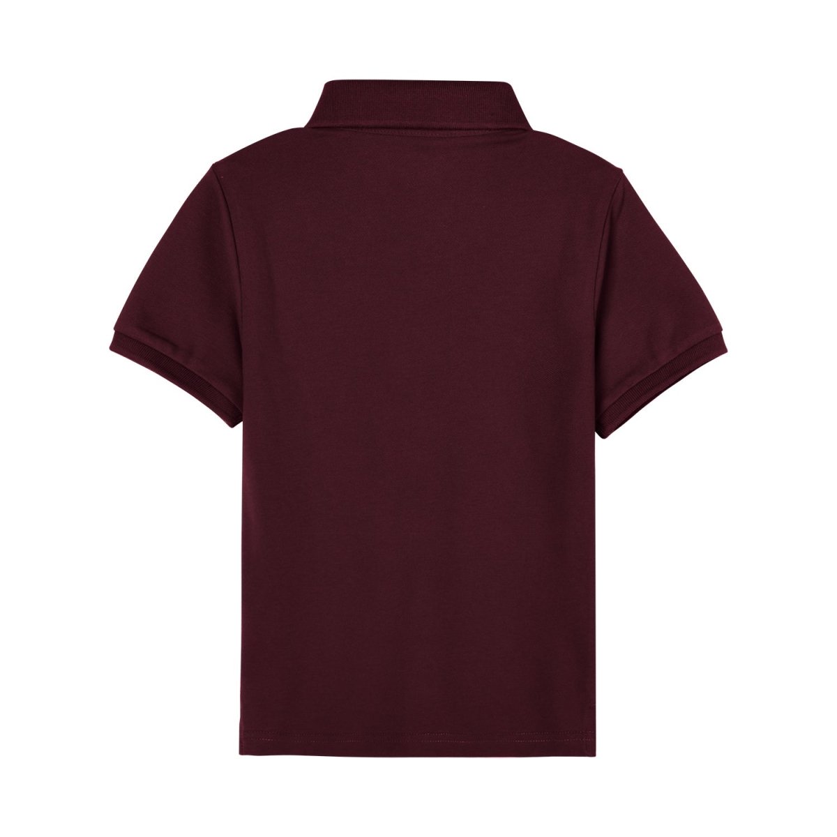 Giordano Kids Pique Flat Knit Collar Short Sleeve Slim Fit Small Napoleon Embroidery Bold Polo - Premium Polo