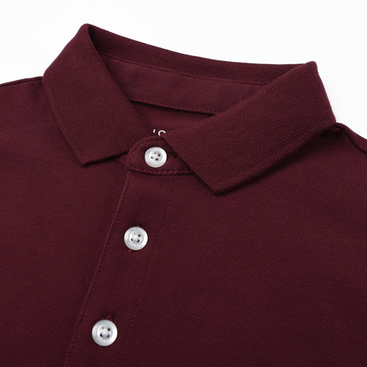 Giordano Kids Pique Flat Knit Collar Short Sleeve Slim Fit Small Napoleon Embroidery Bold Polo - Premium Polo