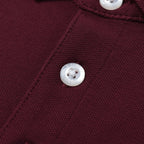Giordano Kids Pique Flat Knit Collar Short Sleeve Slim Fit Small Napoleon Embroidery Bold Polo - Premium Polo